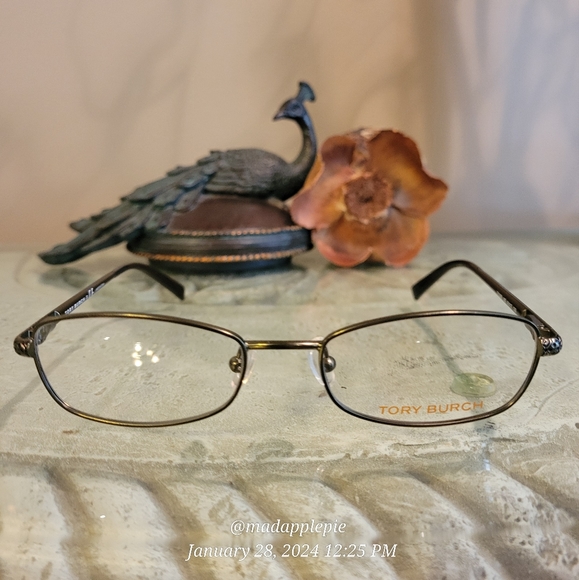 Tory Burch TY1009 Eyeglass Frames Only Metal Flex Hinges Designer Luxury #110 - Picture 8 of 12